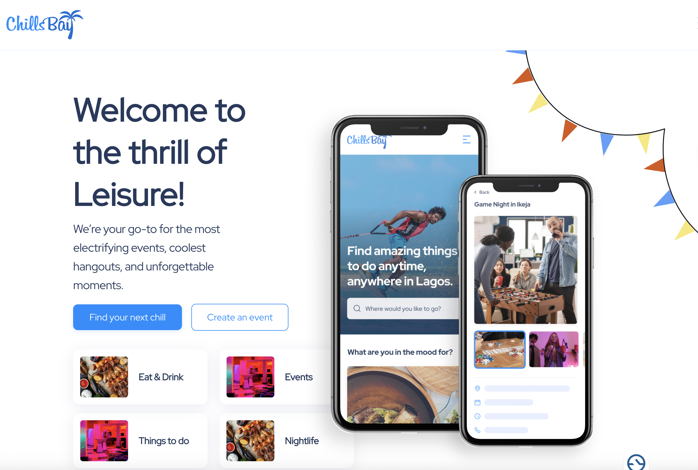 Chillsbay admin platform